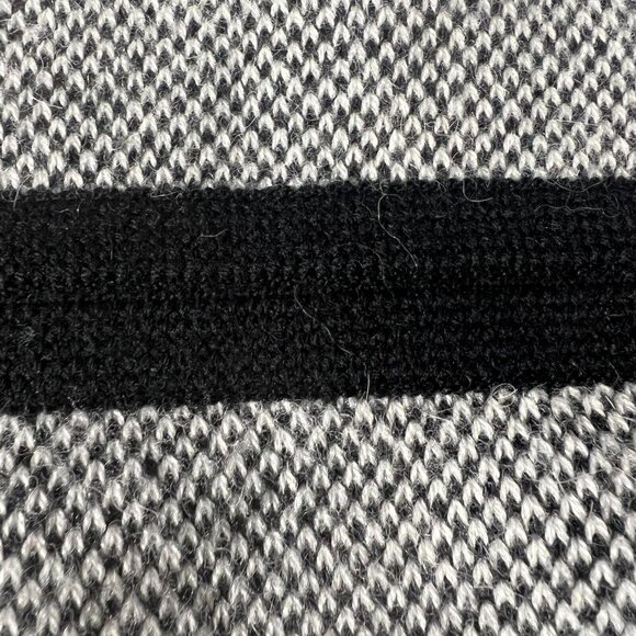 Classiques Entier Cardigan Sweater Jacket Womens Small Black White Belted Office - Picture 16 of 16